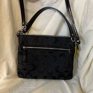 Coach signature crossbody/shoulder bag